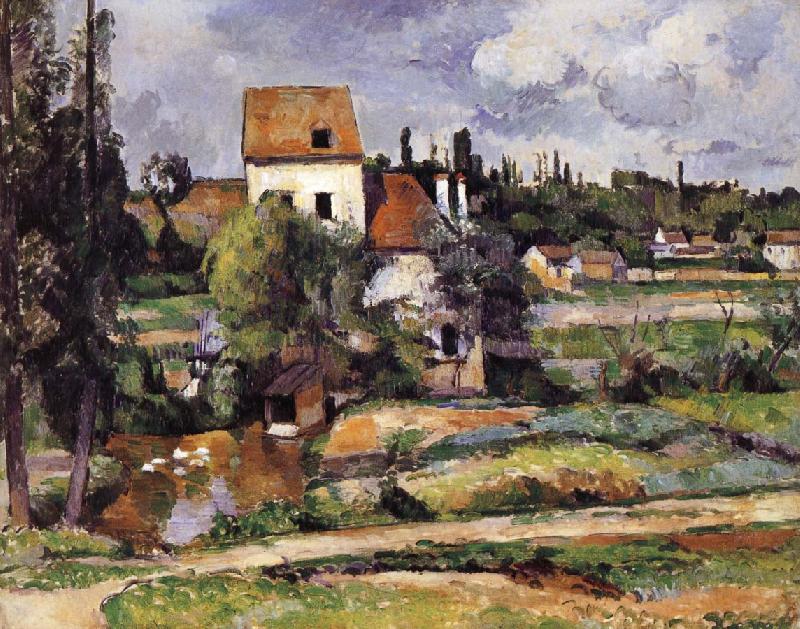 Paul Cezanne Pang Schwarz map of the mill Germany oil painting art